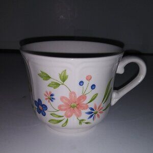 Ironstone Country French Floral Tea Cup
